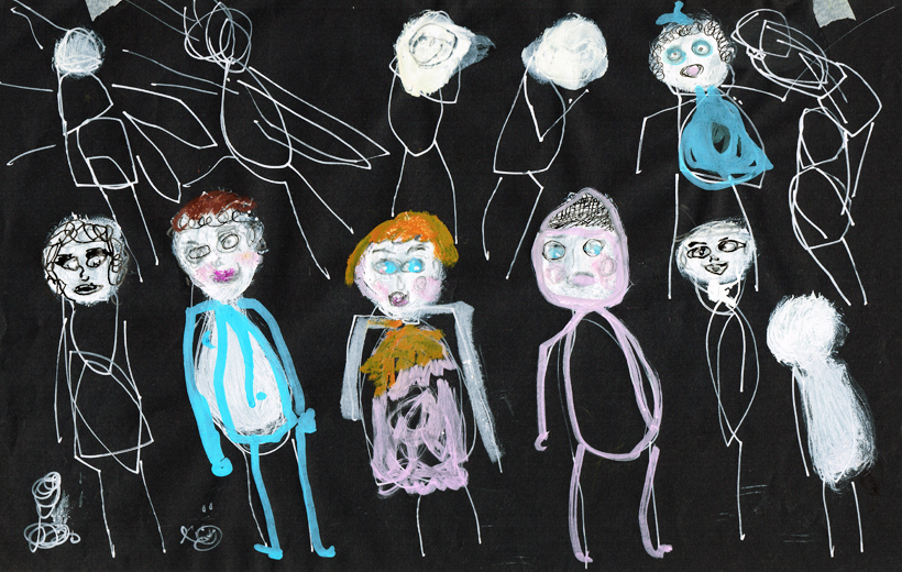 Stevie Cohen Not the Floor sketchbook work