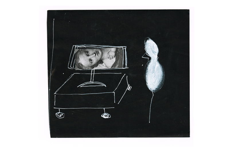 Stevie Cohen. Not the Floor sketchbook work