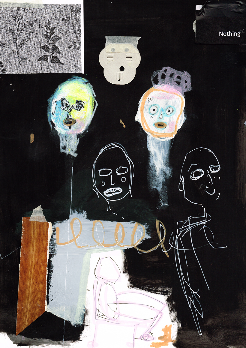 Stevie Cohen. Not the Floor sketchbook work