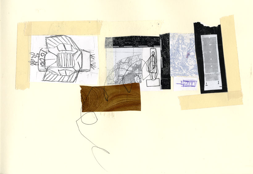 Stevie Cohen. Architecture Collages