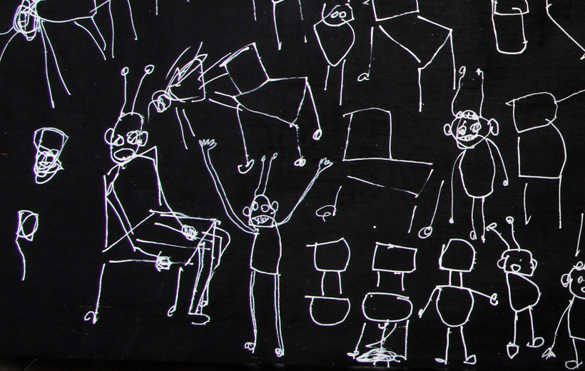 Stevie Cohen. Fly, Man, Chair #1