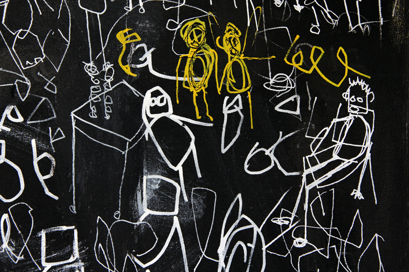 Stevie Cohen. Fly, Man, Chair #1