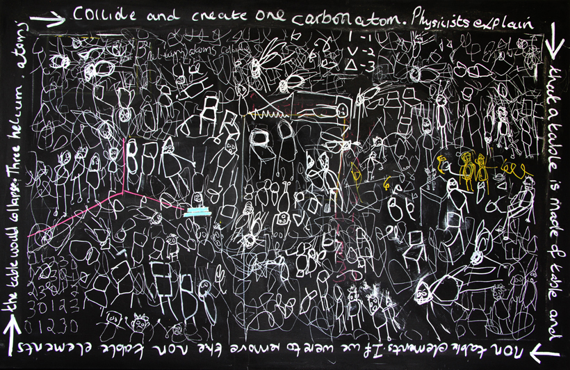 Stevie Cohen. Fly, Man, Chair #1 painting