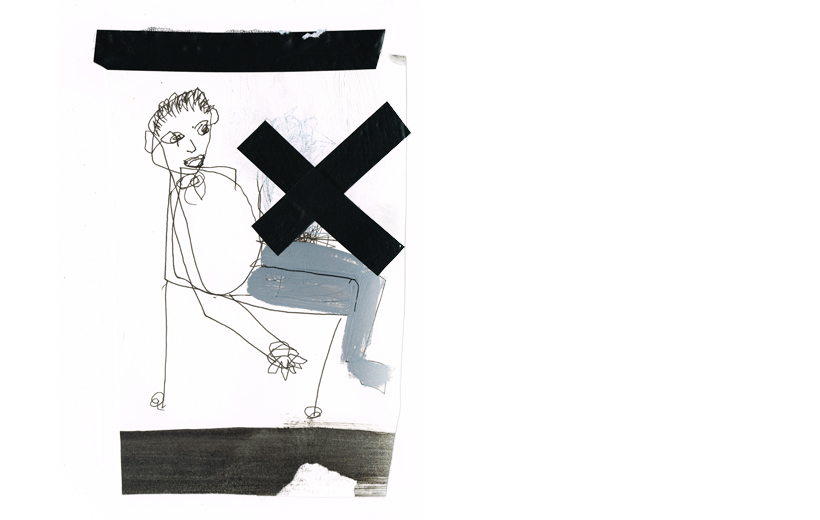 Stevie Cohen. Not the Floor - sketchbook work